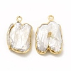 Baroque Natural Keshi Pearl Pendants PEAR-P004-16KCG-3