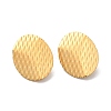 Ion Plating(IP) 304 Stainless Steel Stud Earrings Findings STAS-B041-01G-2