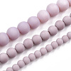 Opaque Glass Beads Strands GLAA-T032-P6mm-MD07-4