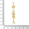 Brass Micro Pave Clear Cubic Zirconia Pendants KK-D101-01C-G-3