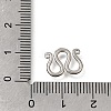 Brass M-Hook Clasps KK-CBA0DF0-14B-P-3