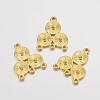 Alloy Rhinestone Connector Settings LS-EA10684Y-G-4