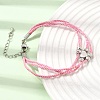 Polyester Multi-Strand Bracelets FB-CBA983F-02P-03-1