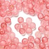 Frosted Transparent Acrylic Beads OACR-F013-13C-1