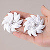 Alloy Enamel Stud Earrings FS-WG7F825-01-1