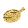 Ion Plating(IP) 304 Stainless Steel Pendants STAS-R231-18G-10-2