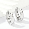 201 Stainless Steel Hoop Earrings EJEW-Q026-22P-4