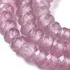 Dyed Natural Malaysia Jade Rondelle Beads Strands X-G-E316-2x4mm-46-3