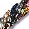 Electroplate Glass Beads Strands EGLA-N002-07-2