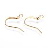 Brass French Earring Hooks KK-Q365-G-NF-2