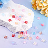 50Pcs Dyed & Heated Glass Bead Caps GLAA-TADJ0001-15-4