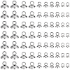 150Pcs 5 Styles 201 Stainless Steel Bead Cap Pendant Bails STAS-PA0001-05-7