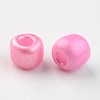8/0 3mm Baking Paint Glass Seed Beads Loose Spacer Beads X-SEED-S002-K2-2