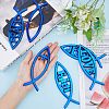 SUPERFINDINGS 3Pcs 3 Style ABS Easter Decoration Sticker DIY-FH0002-56-3