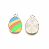 Alloy Enamel Pendants X-ENAM-S115-157-3