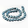 Electroplate Non-magnetic Synthetic Hematite Bead Strands G-F300-33A-07-2