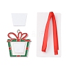 Christmas Themed Sublimation Blank Alloy Pendant Decorations DIY-L070-01D-2