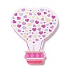 Valentine's Day Opaque Printed Acrylic Pendants for Earrings Making MACR-M037-01C-2