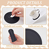 12Pcs 4 Styles Silicone Placemats AJEW-FG0004-45-4