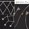2Pcs Iron Rhinestone Sexy Shoulder Bra Body Chain FIND-GF0006-74B-6