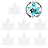 8Pcs Acrylic Heat Transfer Big Pendants FIND-SP0003-09B-1