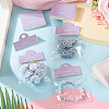 100Pcs Folding Flower Printed Paper Display Header Cards CDIS-TA0001-46B-8