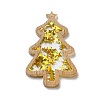 Christmas Theme Opaque Printed Acrylic Pendants SACR-Z005-02B-1