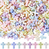 300Pcs Opaque Acrylic Beads SACR-SC0001-60-1