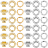 200Pcs 2 Colors Iron Grommet Eyelet Findings IFIN-GF0001-59B-1