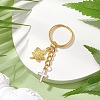 Maple Leaf & Cross Alloy Enamel Charm Keychains KEYC-JKC00985-02-2