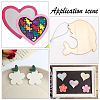 4 Bags 4 Style Natural Wooden Cabochon WOOD-CA0001-22-5