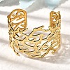 304 Stainless Steel Cuff Bangles BJEW-L705-02G-2