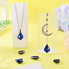 4Pcs Glass Pendants GLAA-TA0004-30-8