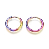 304 Stainless Steel Huggie Hoop Earrings EJEW-G272-02-12mm-M-1