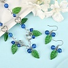 304 Stainless Steel Necklaces & Hoop Earring Sets SJEW-YW00001-3
