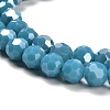 Opaque Glass Beads Stands EGLA-A035-P6mm-B12-3