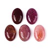 Natural Crackle Agate(Dyed & Heated) Cabochons G-N361-05B-04-1