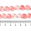 Cherry Quartz Glass Beads Strands G-K357-B09-01-5