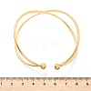 304 Stainless Steel Cuff Bangles BJEW-L682-033G-5