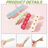 16Pcs 12 Style Fashion Acrylic Alligator Hair Clip PHAR-CA0001-003-4