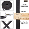 Gorgecraft Flat Cowhide Leather Cord WL-GF0001-08B-01-2