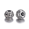 Hollow 925 Sterling Silver European Beads OPDL-L017-001TAS-2