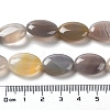 Natural Grey Agate Beads Strands G-L164-A-37-5