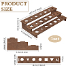 1 Set 3-Tier Wooden Dice Organizer Display Riser Racks ODIS-BC0001-15-2
