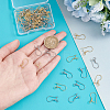 80Pcs 4 Style 316 Stainless Steel Earring Hooks STAS-UN0038-26-2