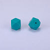 Hexagonal Silicone Beads SI-JX0019A-28-1