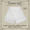 Polyester Leaf Lace Embroidery Fabrics DIY-WH20081-073B-2