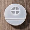 Flat Round DIY Candle Silicone Molds DIY-A056-01C-3