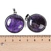 Natural Amethyst Tree of Life with Owl Pendants G-L524-15AS-06-3