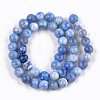 Dyed Natural Agate Beads Strands G-T109-10mm-06-2